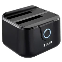 TooQ TQDS-802B Docking Station USB 3.0 para Discos Duros HDD/SSD 2.5" y 3.5" hasta 8TB con Clonación